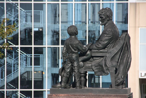 Lincoln and Tad in Kansas City, Missouri by Lorenzo Giglieri