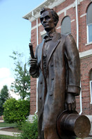 Lincoln in Marshall, Illinois by Bill Wolfe