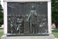 Lincoln-Douglas Debate Memorial in Quincy, Illinois by Lorado Taft