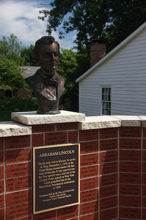 lincoln in Troy, Kansas by Mark Sampsel